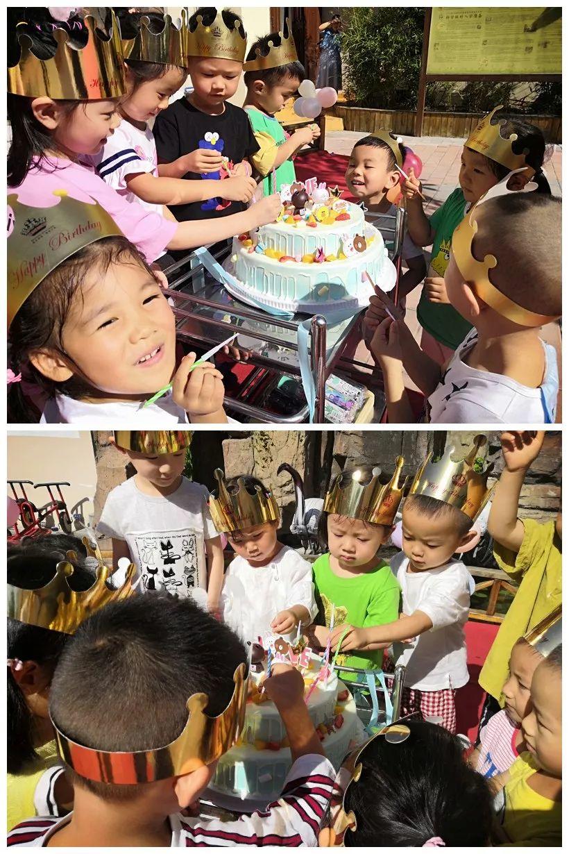 生日共聚、快乐共享、师生同乐——304am永利集团官网大树幼儿园八月生日会