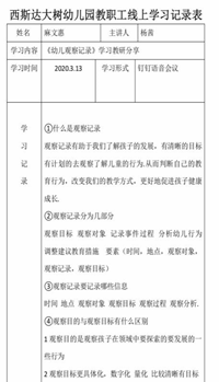 相聚一“线”，，，，，，，，共学共“研”——304am永利集团官网大树幼儿园线上教研活动